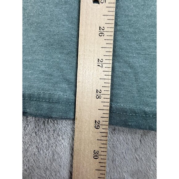 Lucky Brand Shirt Mens Large Sage Green Venice Burnout Henley Short Sleeve Tee - Picture 12 of 13